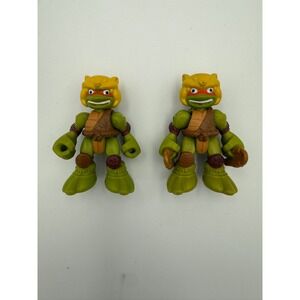 TMNT Half-Shell Heroes Blast to the Past Turtles Mikey - Playmates 2015 Set of 2